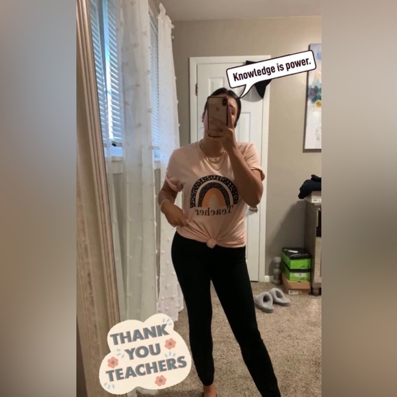 Bella‎ Canvas Teachers T-shirt - M - Picture 2 of 4